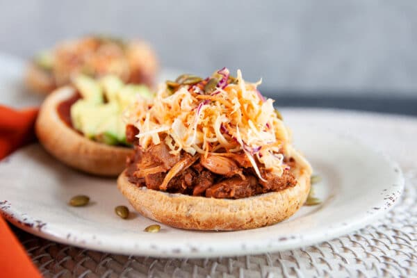 pulled jackfruit sliders for vegans