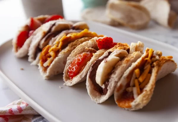gluten free toast tacos